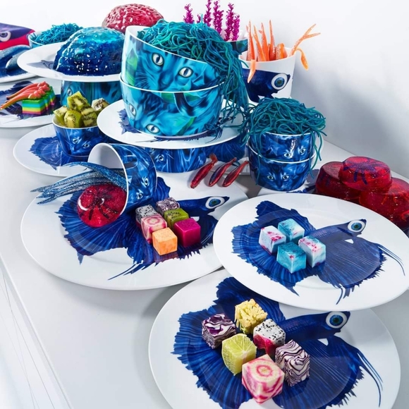 Rare KATIE EARY for Ikea GILTIG CAT Cup & Saucer - Picture 6 of 6